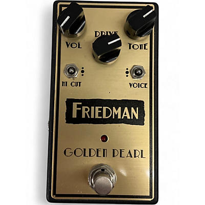 Used Friedman Golden Pearl Overdrive Effect Pedal