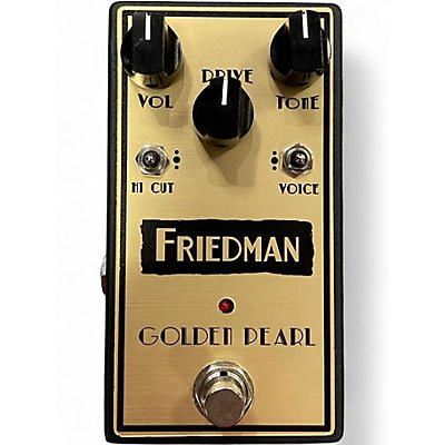 Used Friedman Golden Pearl Overdrive Effect Pedal