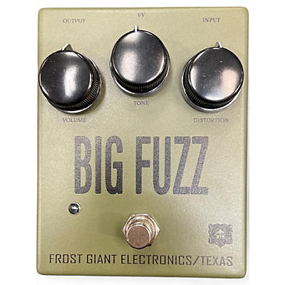 Used Frost Giant Electronics Big Fuzz Green Effect Pedal