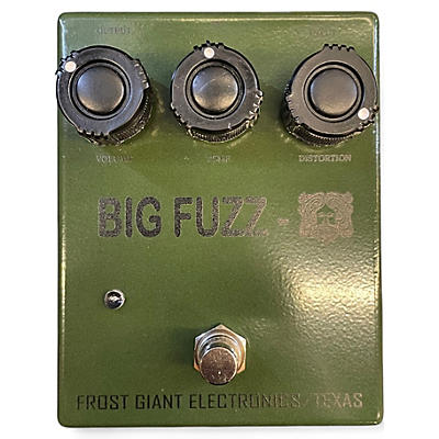 Used Frost Giant Electronics Big Fuzz Green Effect Pedal
