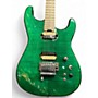 Used Fu Tone FU Pro Trans Green Solid Body Electric Guitar Trans Green