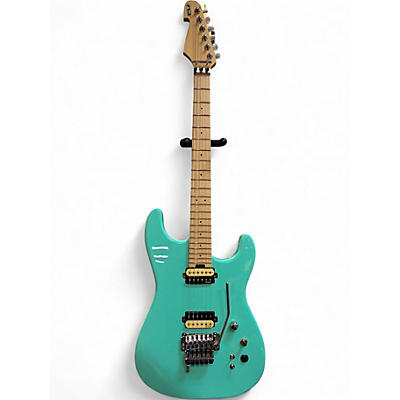 Used Fu-tone FU PRO Blue Solid Body Electric Guitar