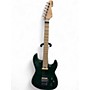 Used Fu-tone FU PRO Trans Green Solid Body Electric Guitar Trans Green