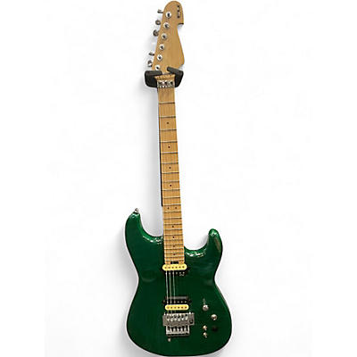 Used Fu-tone FU PRO Trans Green Solid Body Electric Guitar