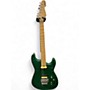 Used Fu-tone FU PRO Trans Green Solid Body Electric Guitar Trans Green