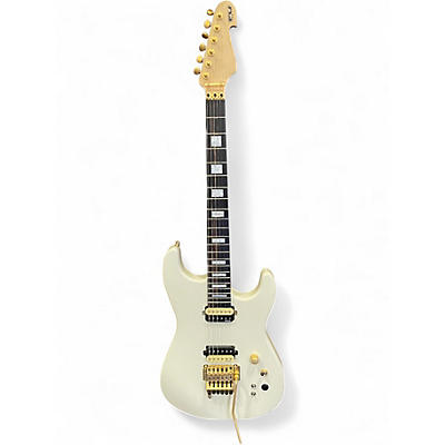 Used Fu-tone FU Pro White Solid Body Electric Guitar