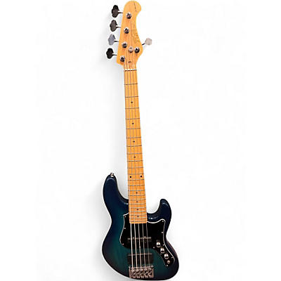 Used Fujigen   JMJ52  Blue Burst Electric Bass Guitar