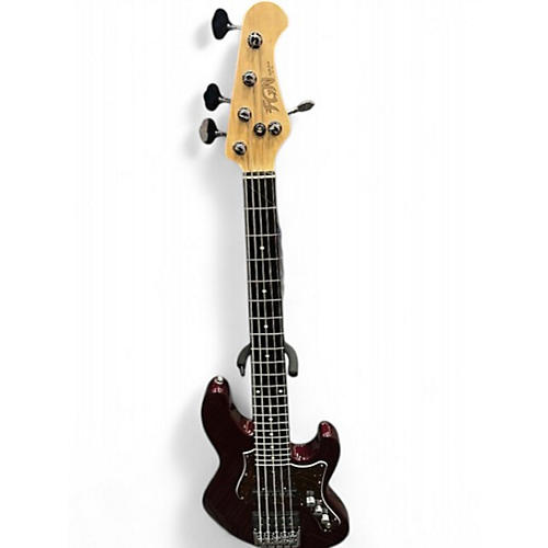 Used Fujigen JMJ52 Metallic Red Electric Bass Guitar Metallic Red