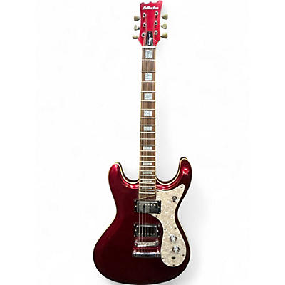 Used Fullerton MOVIBE HH Candy Apple Red Solid Body Electric Guitar
