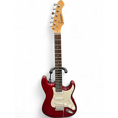 Used Fullerton strat style electric guitar Dakota Red Solid Body Electric Guitar