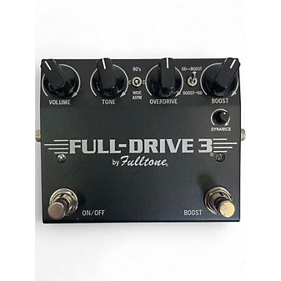 Used Fulltone Full Drive 3 Effect Pedal
