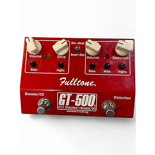Used Fulltone GT500 Distortion Boost Effect Pedal