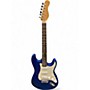 Used G. Burton DOUBLECUT Ice Blue Metallic Solid Body Electric Guitar Ice Blue Metallic