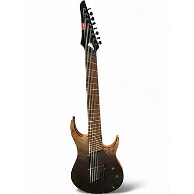 Used G4m 529 PRO FANNED FRET Grey Tide Fade Solid Body Electric Guitar