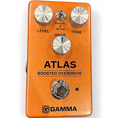 Used GAMMA ATLAS Boosted Overdrive Pedal Effect Pedal