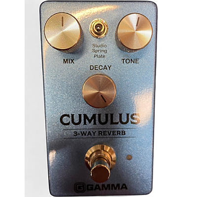 Used GAMMA CUMULUS 3-WAY REVERB Effect Pedal