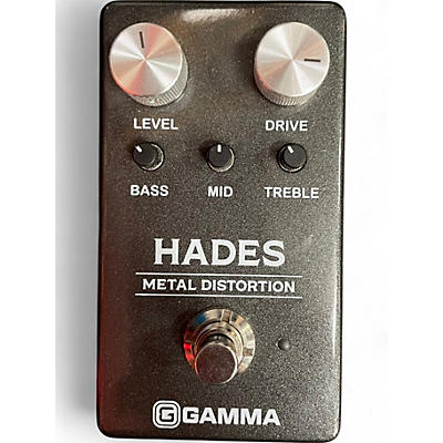 GAMMA Used GAMMA HADES METAL DISTORTION Effect Pedal