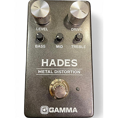 Used GAMMA HADES Metal Distortion Pedal Effect Pedal