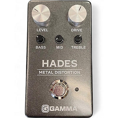 Used GAMMA Hades Metal Disortion Effect Pedal