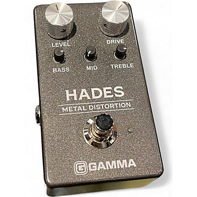 Used GAMMA Hades Metal Distortion Effect Pedal