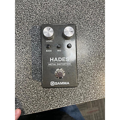 Used GAMMA Hades Metal Distortion Effect Pedal