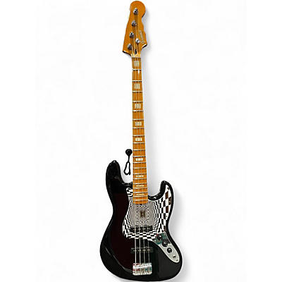 Used GAMMA JAZZ BASS Black Electric Bass Guitar