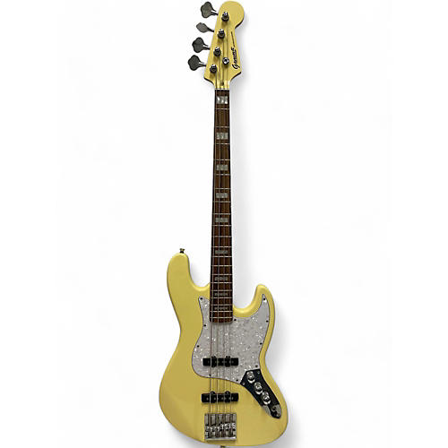 Used GAMMA j18-07 mellow yellow Electric Bass Guitar mellow yellow
