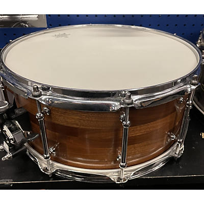 Used GAYLORD 14X6.5 SEGMENTED WALNUT Drum Natural