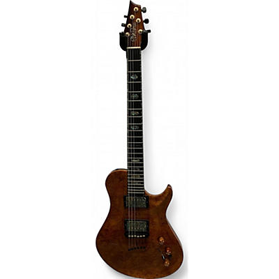 Used GEORGIA ISABELLA BURLE WOOD Solid Body Electric Guitar