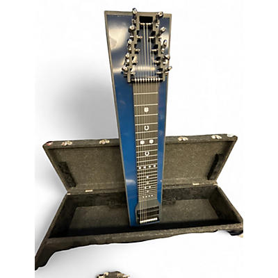 Used GFI Musical Products Expo S10 Blue Lap Steel