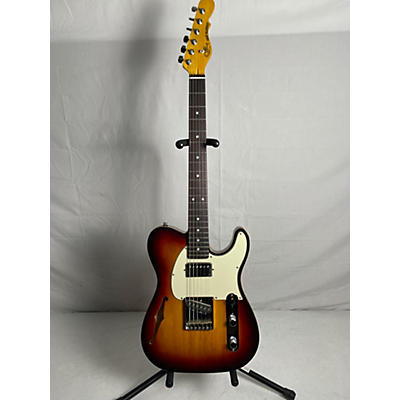 G&L Used G&L ASAT CLASSIC BLUESBOY SEMI HOLLOW Sunburst Hollow Body Electric Guitar