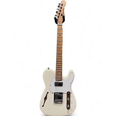 Used G&L ASAT Classic Bluesboy Semi Hollow white Hollow Body Electric Guitar