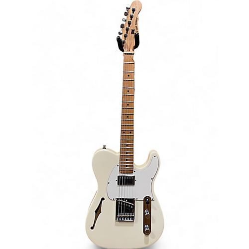 Used G&L ASAT Classic Bluesboy Semi Hollow white Hollow Body Electric Guitar white