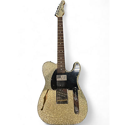 Used G&L ASAT Classic Thinline GREEN SPARKLE Hollow Body Electric Guitar