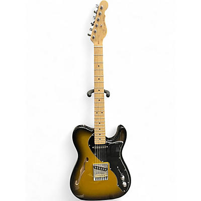 Used G&L ASAT Classic Thinline Goldburst Hollow Body Electric Guitar