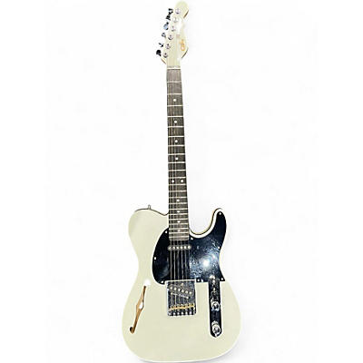 Used G&L ASAT Classic Thinline White Hollow Body Electric Guitar