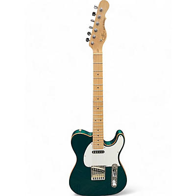 Used G&L ASAT Classic USA Emerald Green Solid Body Electric Guitar