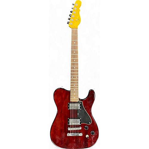 G&L Used G&L ASAT Crimson Red Trans Solid Body Electric Guitar Crimson Red Trans