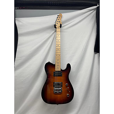 G&L Used G&L ASAT Deluxe 2 Color Sunburst Solid Body Electric Guitar