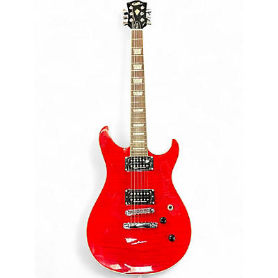 Used G&L ASCARI GTS Modified Crimson Red Trans Solid Body Electric Guitar