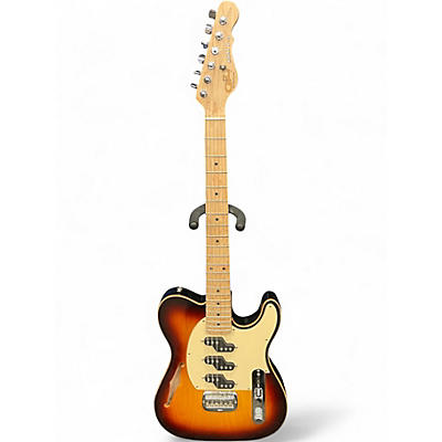 Used G&L ASTA Z-3 Telecaster Tobacco Sunburst Hollow Body Electric Guitar