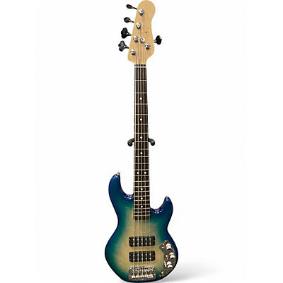 Used G&L CLF L-2500 Custom Shop  Ocean Blue Burst Electric Bass Guitar