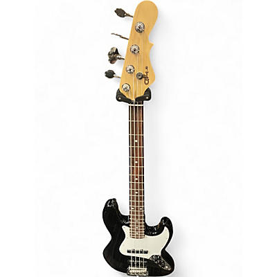Used G&L FULLERTON DELUXE JB Black Electric Bass Guitar
