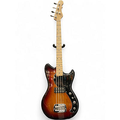 Used G&L Fullerton Deluxe FALLOUT Shortscale 3 Tone Sunburst Electric Bass Guitar