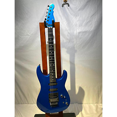 Used G&L INVADER Blue Solid Body Electric Guitar