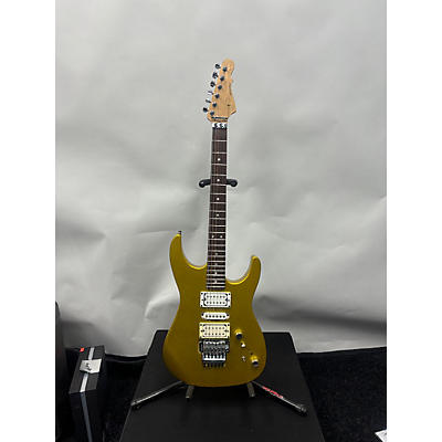 Used G&L Invader Plus Metallic Gold Solid Body Electric Guitar