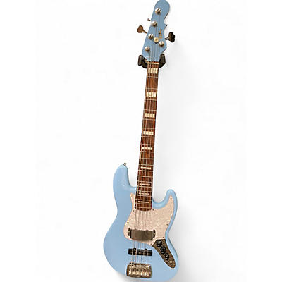 Used G&L JB5 BABY BLUE Electric Bass Guitar