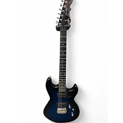 Used G&L Jerry Cantrell Signature Superhawk Deluxe BLUEBURST Solid Body Electric Guitar