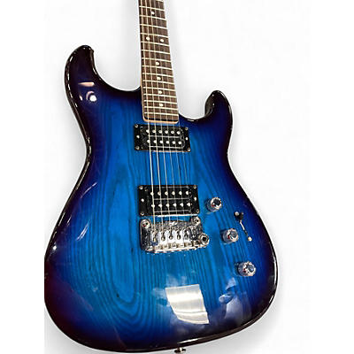 Used G&L LEGACY HH RMC Blue Burst Solid Body Electric Guitar