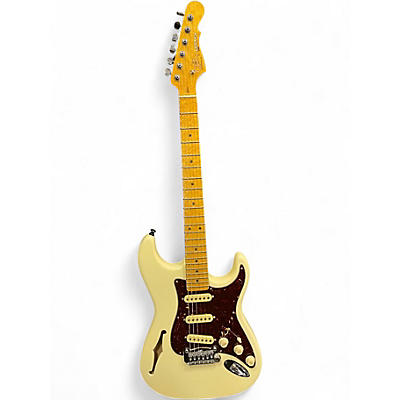 Used G&L LEGACY SEMI HOLLOW Olympic White Hollow Body Electric Guitar